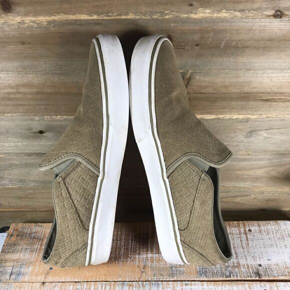Vans Tan Suede Slip On Sneakers - Picture 4 of 8